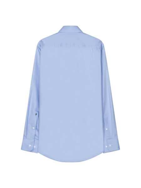 SEIDENSTICKER Regular Fit Chemise Bleu clair Business Kent Twill