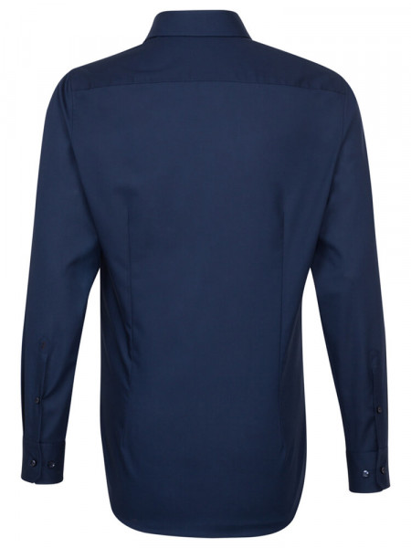 SEIDENSTICKER Tailored Fit Chemise Marine Business Kent Popeline