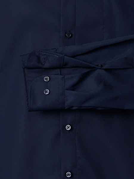 VENTI Comfort Fit Chemise Bleu foncé Kent Twill - Vue 2