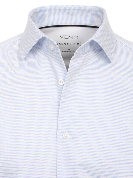 VENTI Regular Fit Chemise Bleu clair Kent Jersey - Vue 1