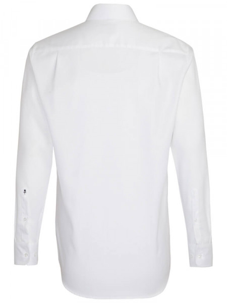 SEIDENSTICKER Regular Fit Chemise Blanc Business Kent Struktur