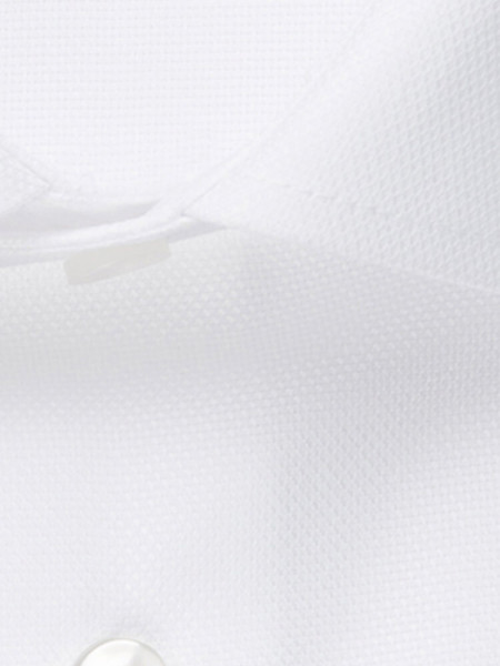 SEIDENSTICKER Tailored Fit Chemise Blanc Business Kent Struktur - Vue 3