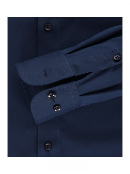 CASAMODA Regular Fit Chemise Marine Kent Popeline - Vue 2