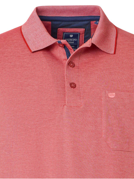 REDMOND Polo Rouge Jersey - Vue 1