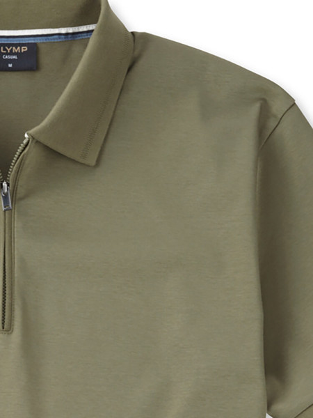 OLYMP Polo Vert foncé Jersey