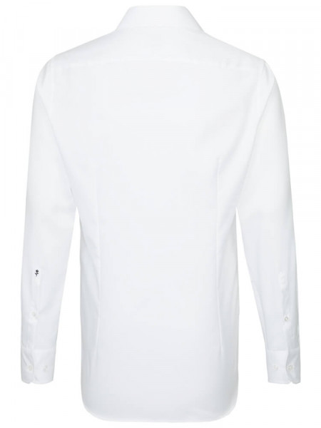 SEIDENSTICKER Tailored Fit Chemise Blanc Business Kent Struktur