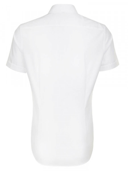 SEIDENSTICKER Slim Fit Chemise Blanc Business Kent Popeline