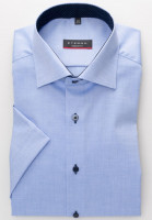 Chemise Eterna MODERN FIT BEAUX OXFORD bleu moyen avec col Classic Kent en coupe moderne