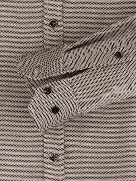 VENTI Slim Fit Chemise Marron clair Kent Easy Care  - Vue 2