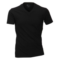 Venti T-shirt noir Col V Double Pack