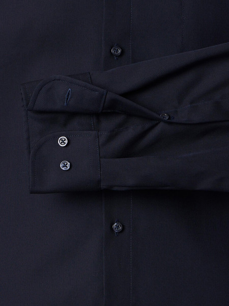 VENTI Comfort Fit Chemise Bleu foncé Button-Down Fein Oxford - Vue 2