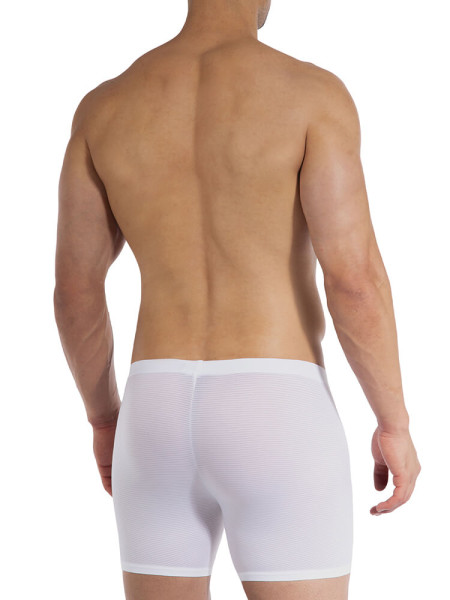 OLAF BENZ Regular Fit Blanc Microfaser