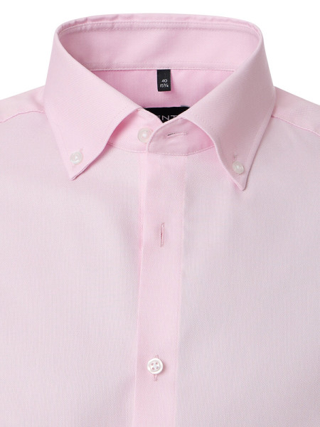 VENTI Regular Fit Chemise Rosé Button-Down Fein Oxford - Vue 1