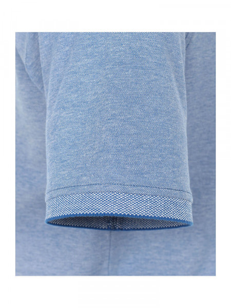 CASAMODA Polo Bleu moyen Extrafeine Qualität - Vue 2