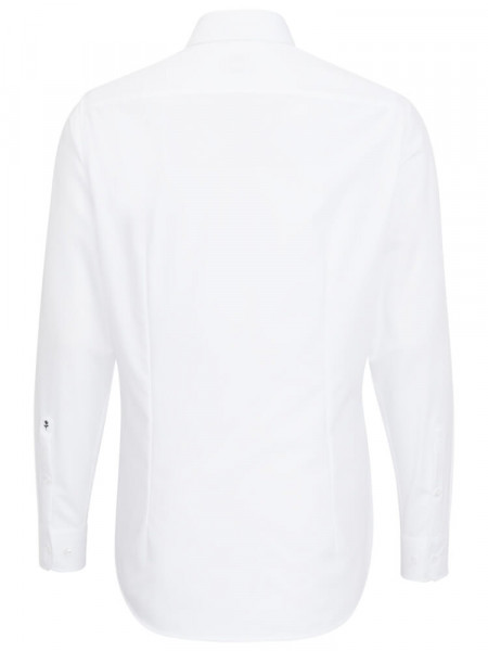 SEIDENSTICKER Tailored Fit Chemise Blanc Business Kent Popeline