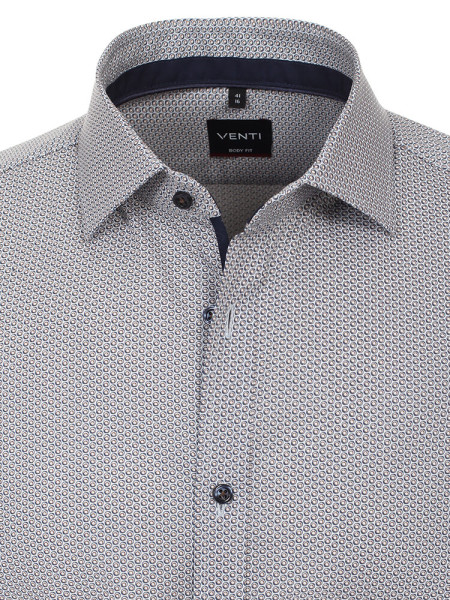 VENTI Slim Fit Chemise Marron clair Kent Easy Care  - Vue 1