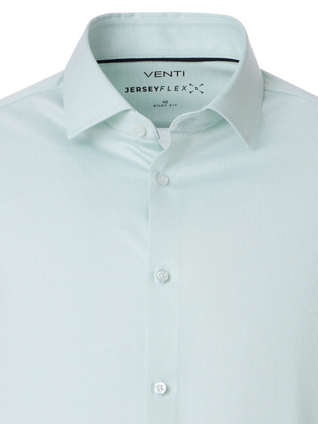 VENTI Regular Fit Chemise Vert Kent Jersey - Vue 1