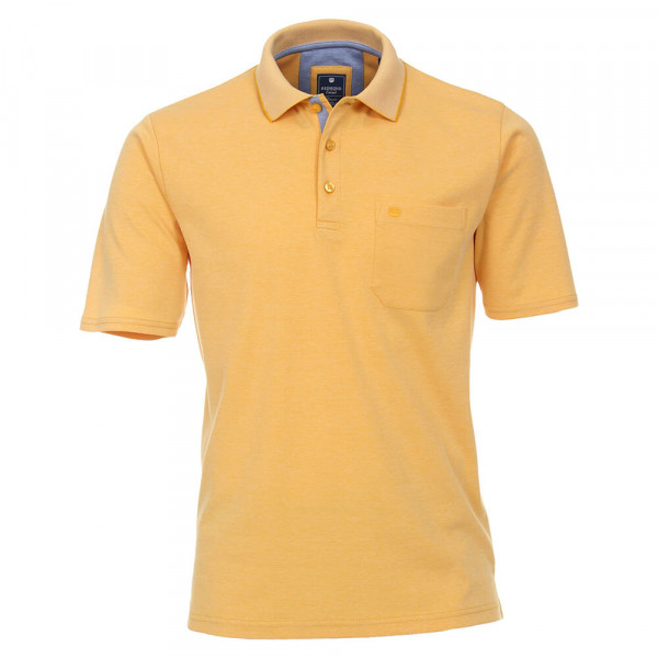 Polo Redmond jaune en coupe classique