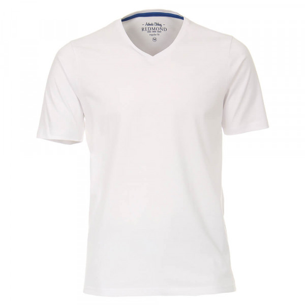 T-shirt Redmond blanc en coupe classique