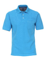 Polo Redmond REGULAR FIT PIQUÉ bleu clair avec col Bouton Polo en coupe classique