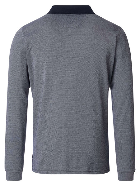 CASAMODA Polo Bleu fumé Piqué