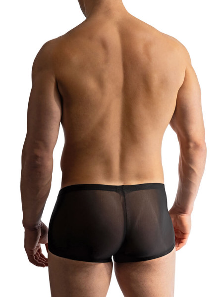 MANSTORE Regular Fit Noir Microfaser