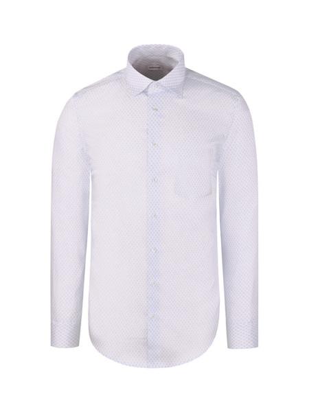 SEIDENSTICKER Regular Fit Chemise Bleu clair New Kent Struktur