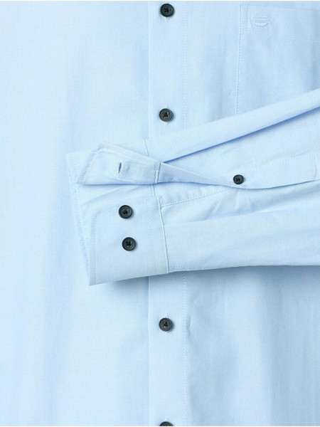 REDMOND Regular Fit Chemise Bleu clair Button-Down Fein Oxford - Vue 2