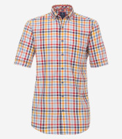 Chemise Redmond REGULAR FIT UNI POPELINE rouge avec col Button Down en coupe classique