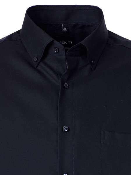 VENTI Comfort Fit Chemise Bleu foncé Button-Down Fein Oxford - Vue 1