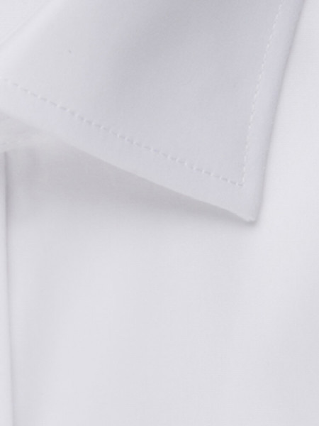 SEIDENSTICKER Slim Fit Chemise Blanc Business Kent Popeline - Vue 3