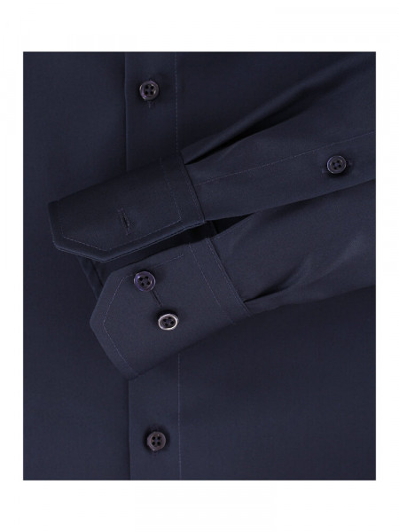 VENTI Regular Fit Chemise Marine Kent Twill - Vue 2