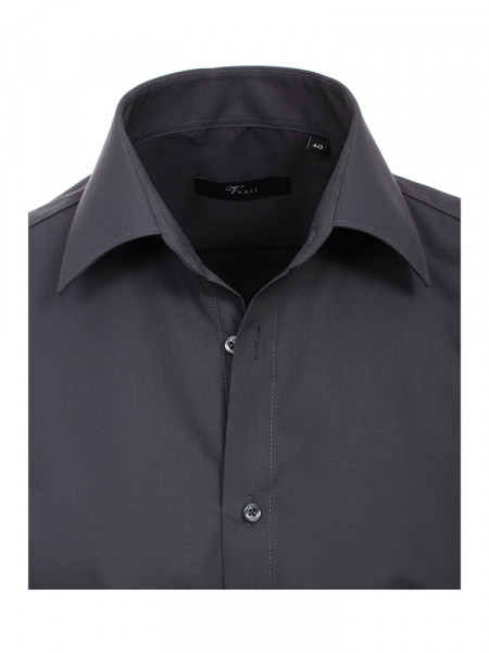 VENTI Regular Fit Chemise Anthracite Kent Popeline - Vue 1