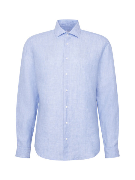 SEIDENSTICKER Regular Fit Chemise Bleu clair New Kent Leinen