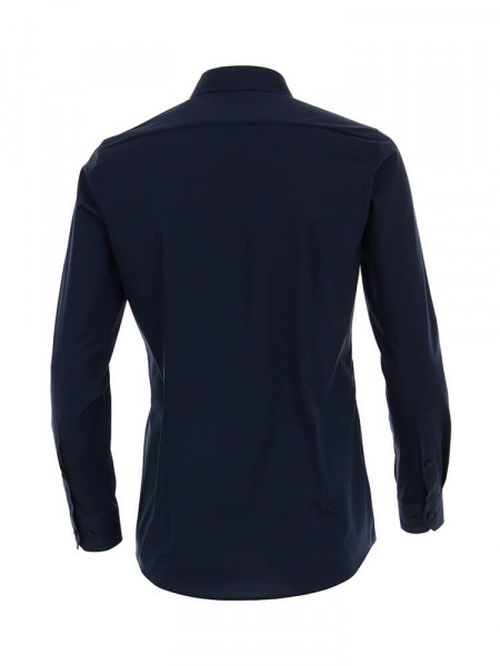 VENTI Slim Fit Chemise Marine Kent Popeline