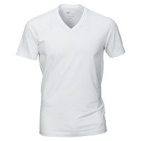 Venti T-shirt blanc Col V Double Pack