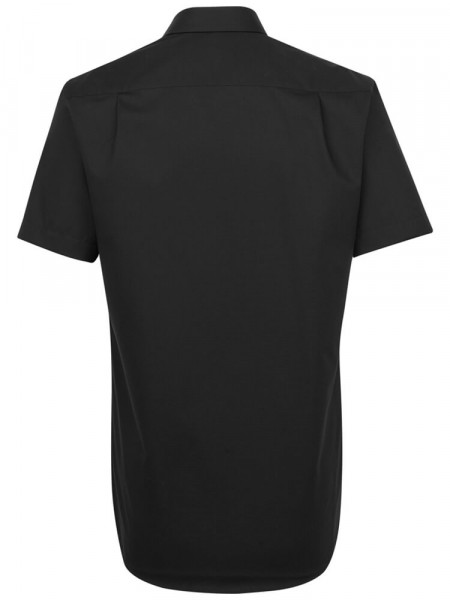 SEIDENSTICKER Regular Fit Chemise Noir Business Kent Popeline