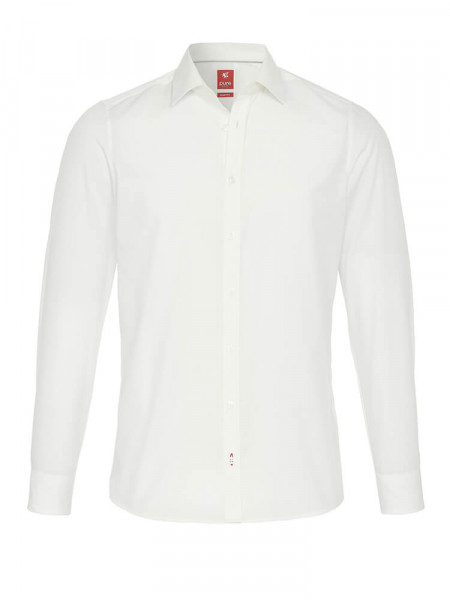 PURE Slim Fit Chemise Beige clair Kent Popeline - Vue 1