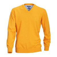 Pull Redmond orange en coupe classique
