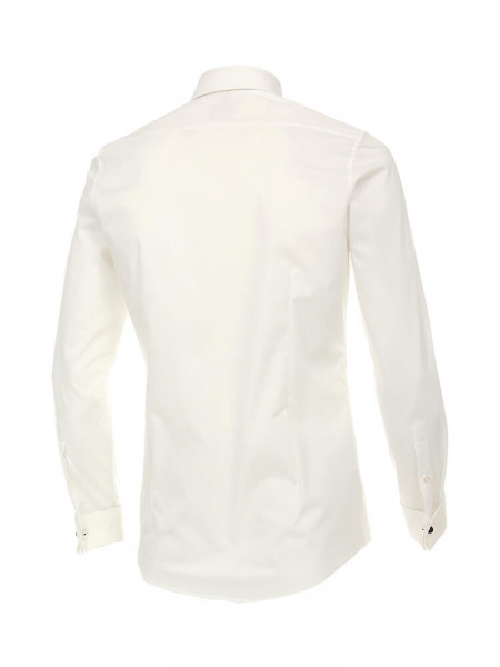 VENTI Slim Fit Chemise Beige clair Kent Popeline