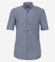 Chemise Redmond MODERN FIT BEAUX OXFORD bleu foncé avec col Button Down en coupe moderne