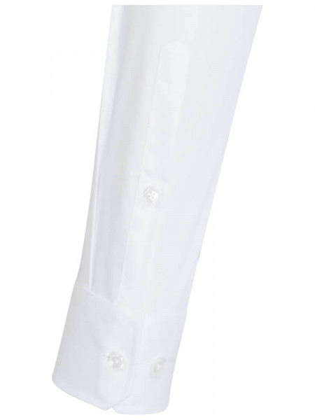 SEIDENSTICKER Slim Fit Chemise Blanc Business Kent Original - Vue 1