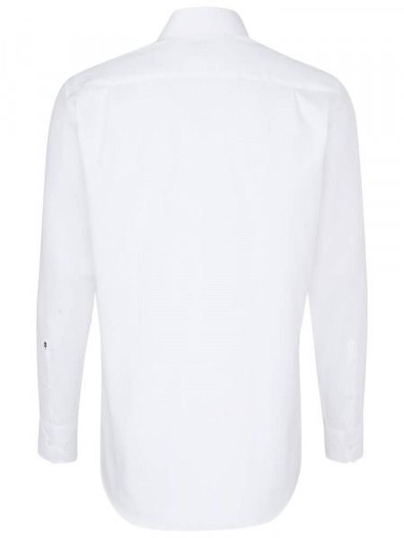 SEIDENSTICKER Regular Fit Chemise Blanc Haifisch Oxford