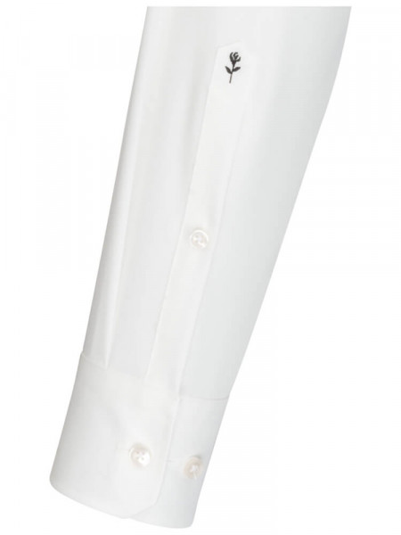 SEIDENSTICKER Tailored Fit Chemise Beige clair Business Kent Popeline - Vue 1