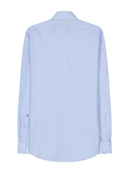 SEIDENSTICKER Slim Fit Chemise Bleu clair Business Kent Popeline