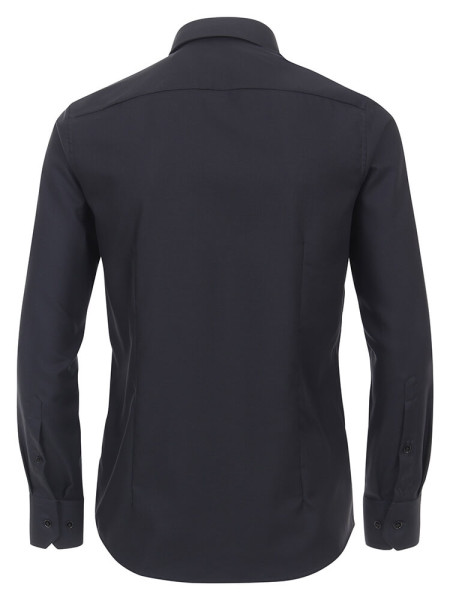 VENTI Regular Fit Chemise Noir Kent Struktur