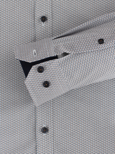 VENTI Slim Fit Chemise Marron clair Kent Easy Care  - Vue 2