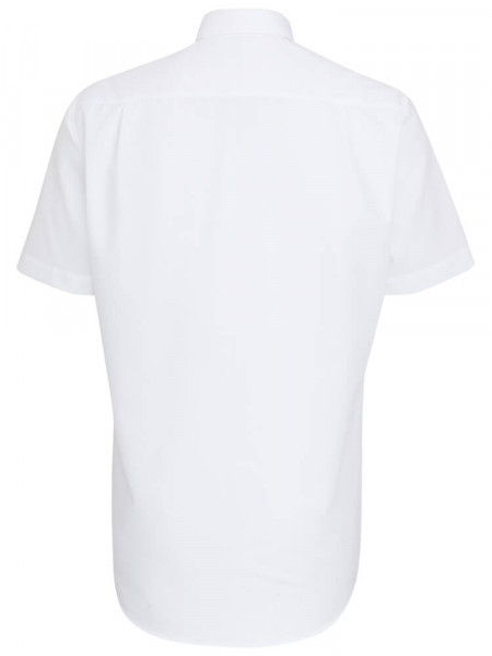 SEIDENSTICKER Regular Fit Chemise Blanc Button-Down Popeline