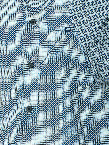 REDMOND Regular Fit Chemise Bleu clair Kent Print - Vue 2