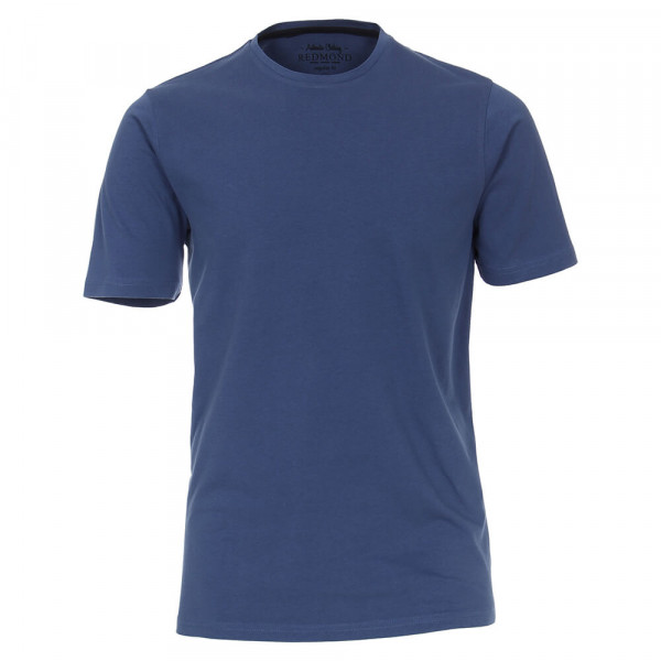 T-shirt Redmond bleu foncé en coupe classique